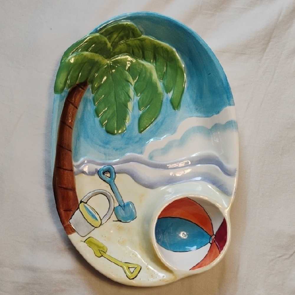 Bathing Beauties Tropical Beach Serveware Platter
